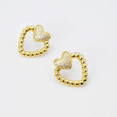 Adore Stud Gold Earrings